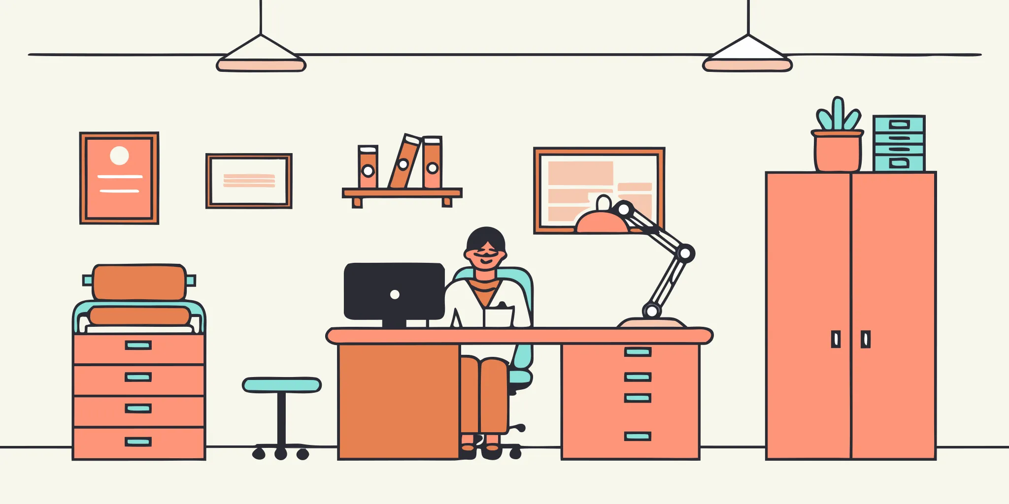 Dental practice valuation documents and financial reports on a professional desk