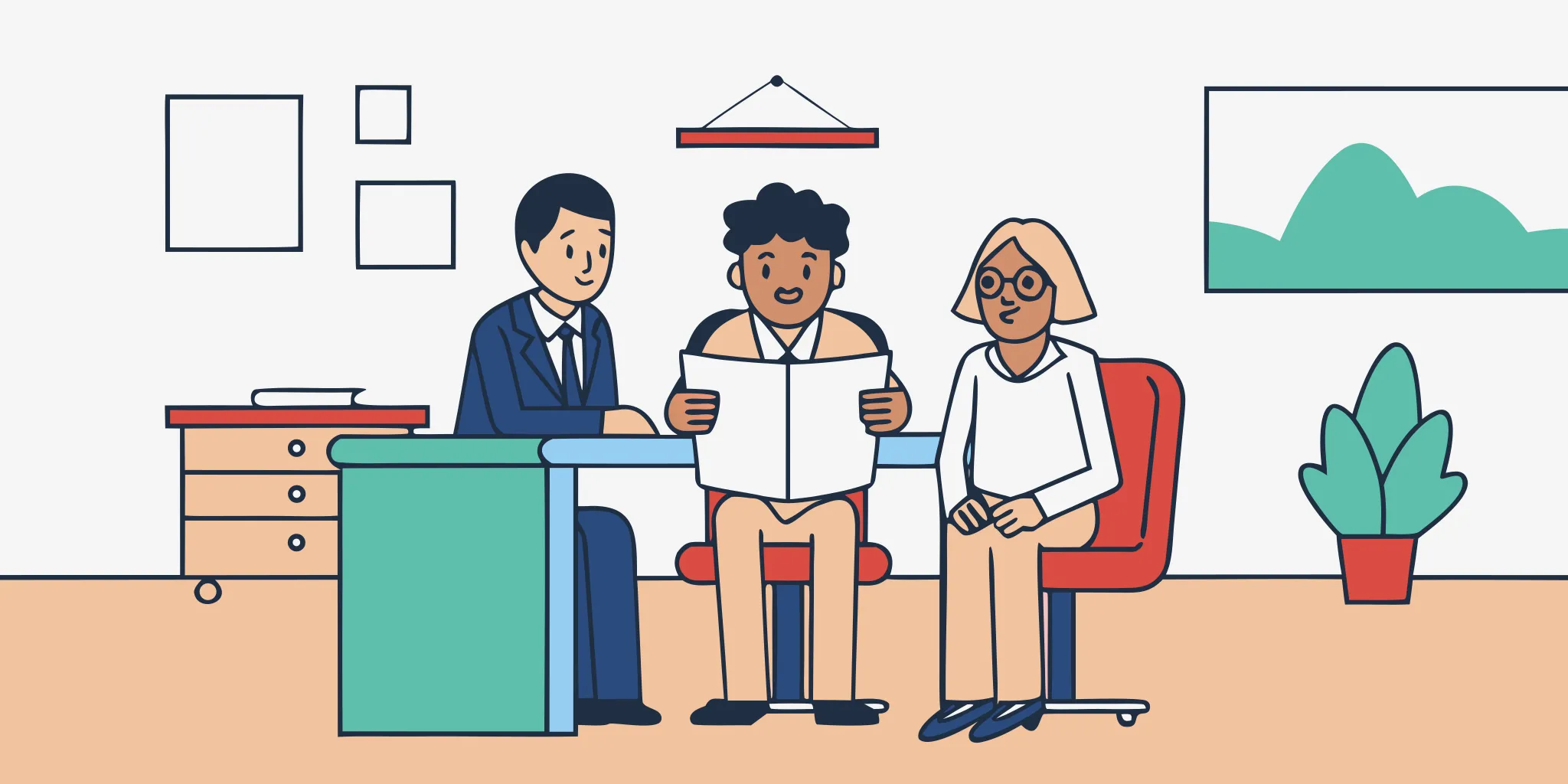 Dental practice owner comparing broker options with advisors