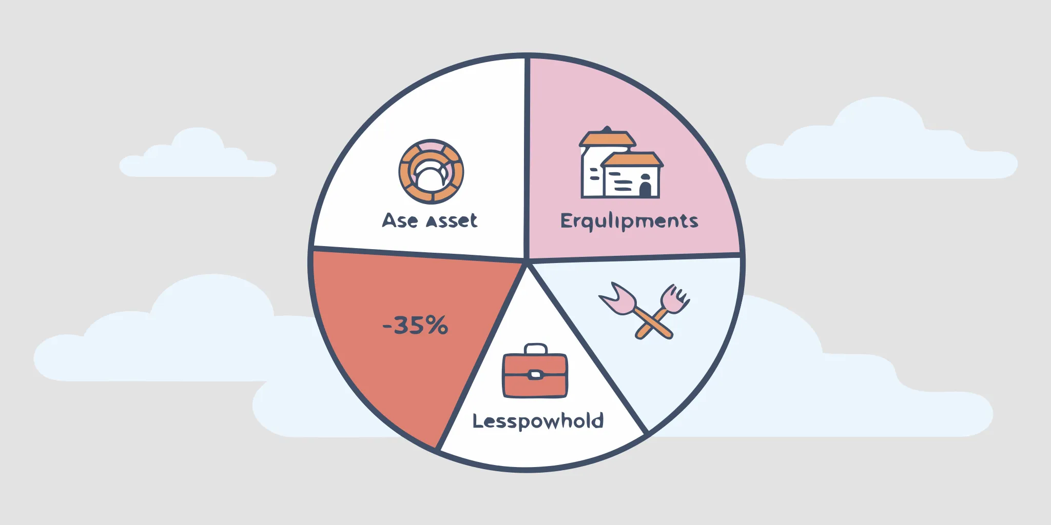 Illustration showing allocation of dental practice sale proceeds across different asset classes for tax purposes